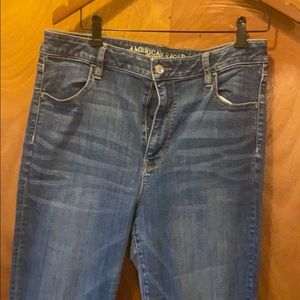 High rose begging American Eagle